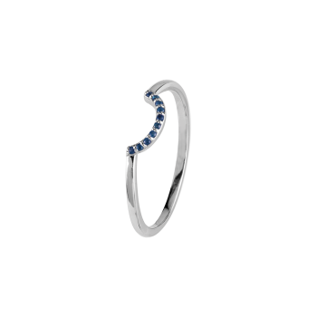 Jacques Lemans SE-R124D54 Damenring Ring Gr. 54 Sterlingsilber mit Lolith
